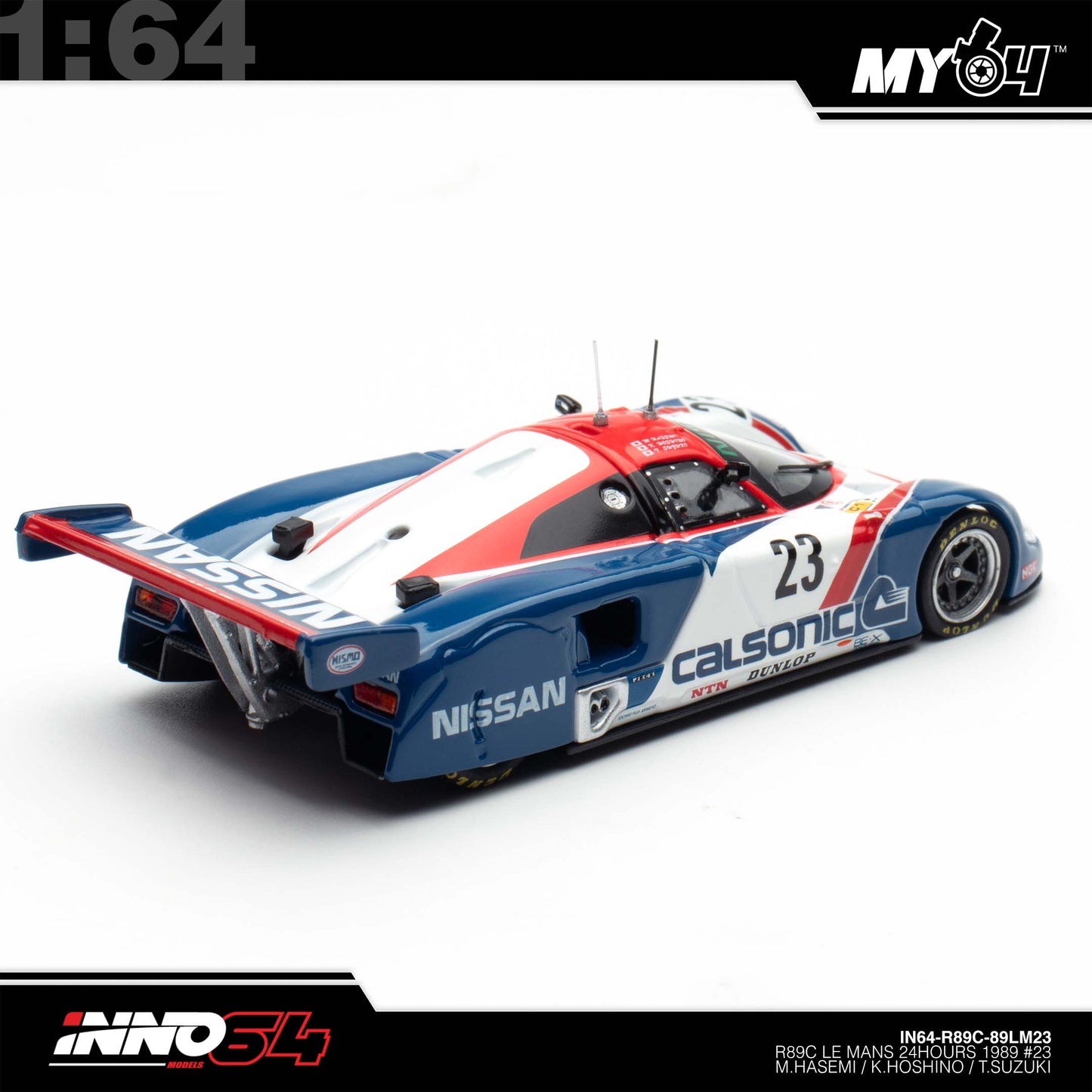 [INNO64] 1:64 Nissan R89C Le Mans 1989 No23 Masahiro Hasemi  / Kazuyoshi Hoshino / Toshio Suzuki