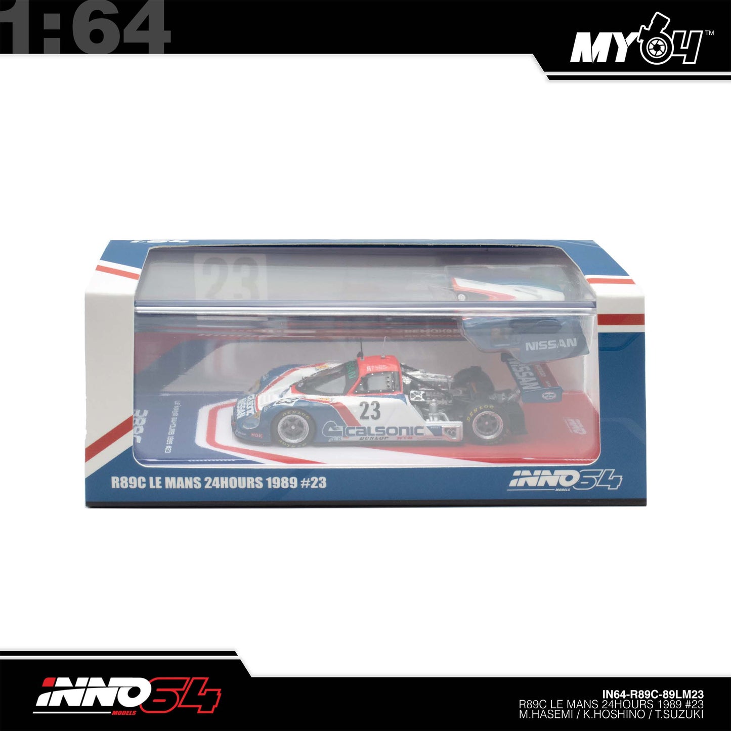 [INNO64] 1:64 Nissan R89C Le Mans 1989 No23 Masahiro Hasemi  / Kazuyoshi Hoshino / Toshio Suzuki