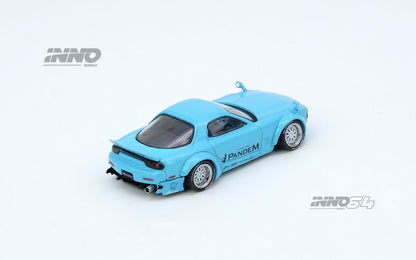 [INNO64] 1:64 Mazda RX7 (FD3S) "Pandem Rocket Bunny" - Tiffany Blue