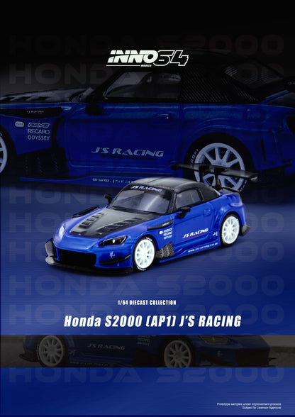 [INNO64] 1:64 Honda S2000 J'S Racing - Blue