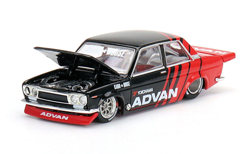 [Mini GT x Kaido House] Datsun 510 Pro Street ADVAN (UNSEAL)