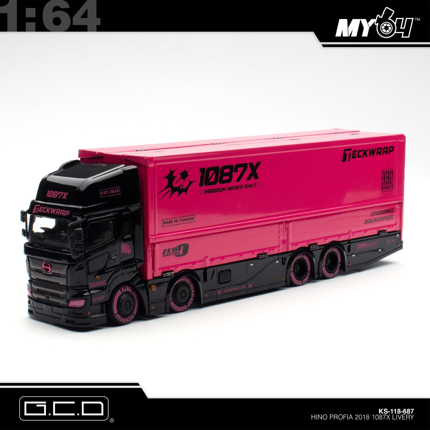[GCD] 1:64 Hino Profia 700 Transport Truck 1087X Livery