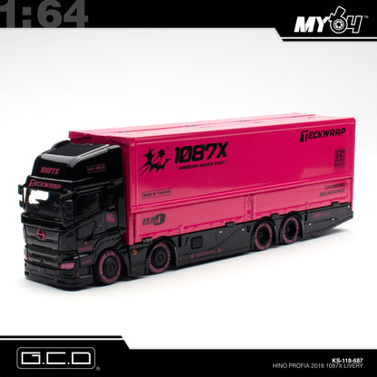 [GCD] 1:64 Hino Profia 700 Transport Truck 1087X Livery