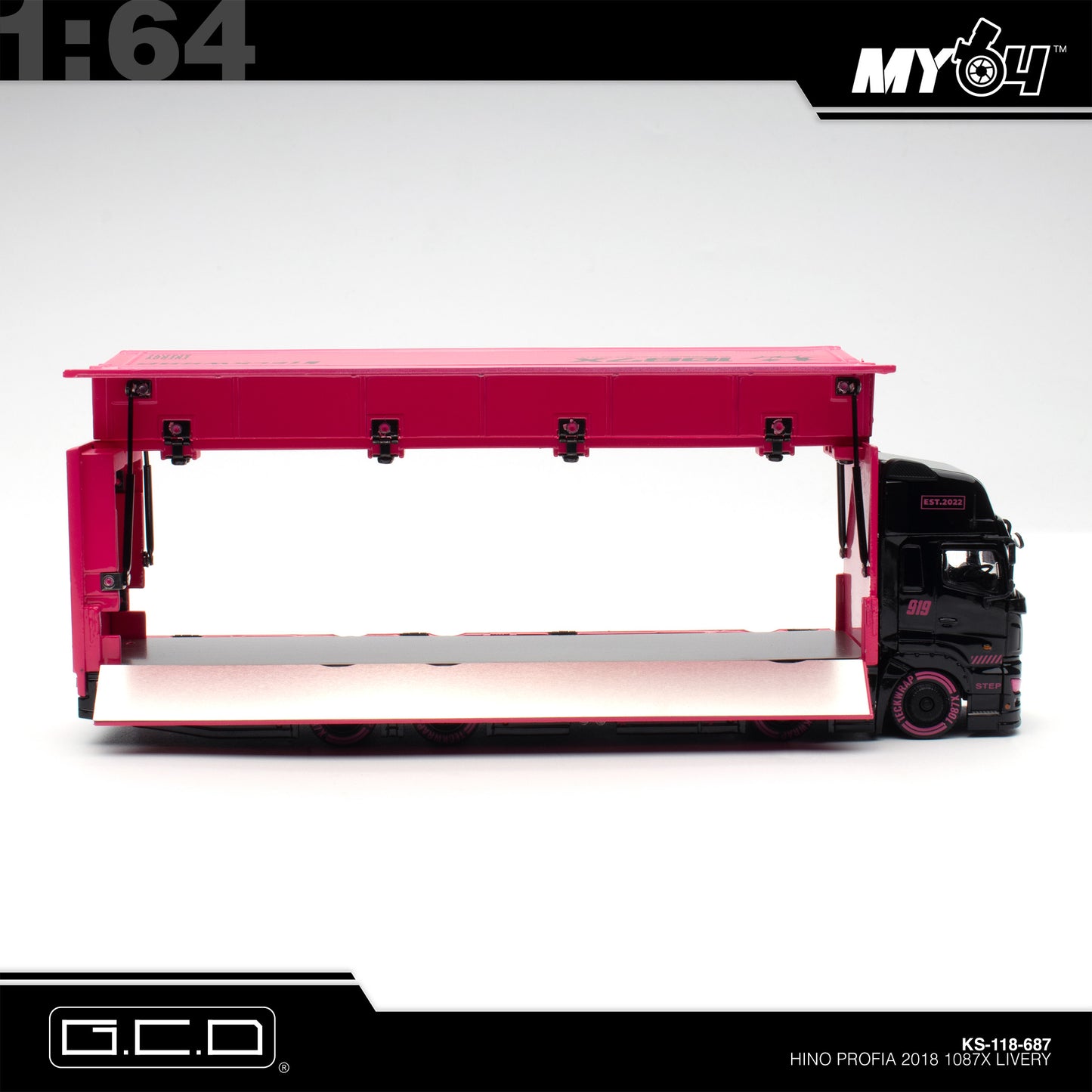 [GCD] 1:64 Hino Profia 700 Transport Truck 1087X Livery