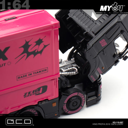 [GCD] 1:64 Hino Profia 700 Transport Truck 1087X Livery