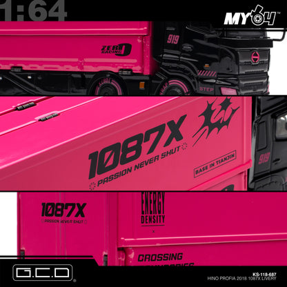 [GCD] 1:64 Hino Profia 700 Transport Truck 1087X Livery