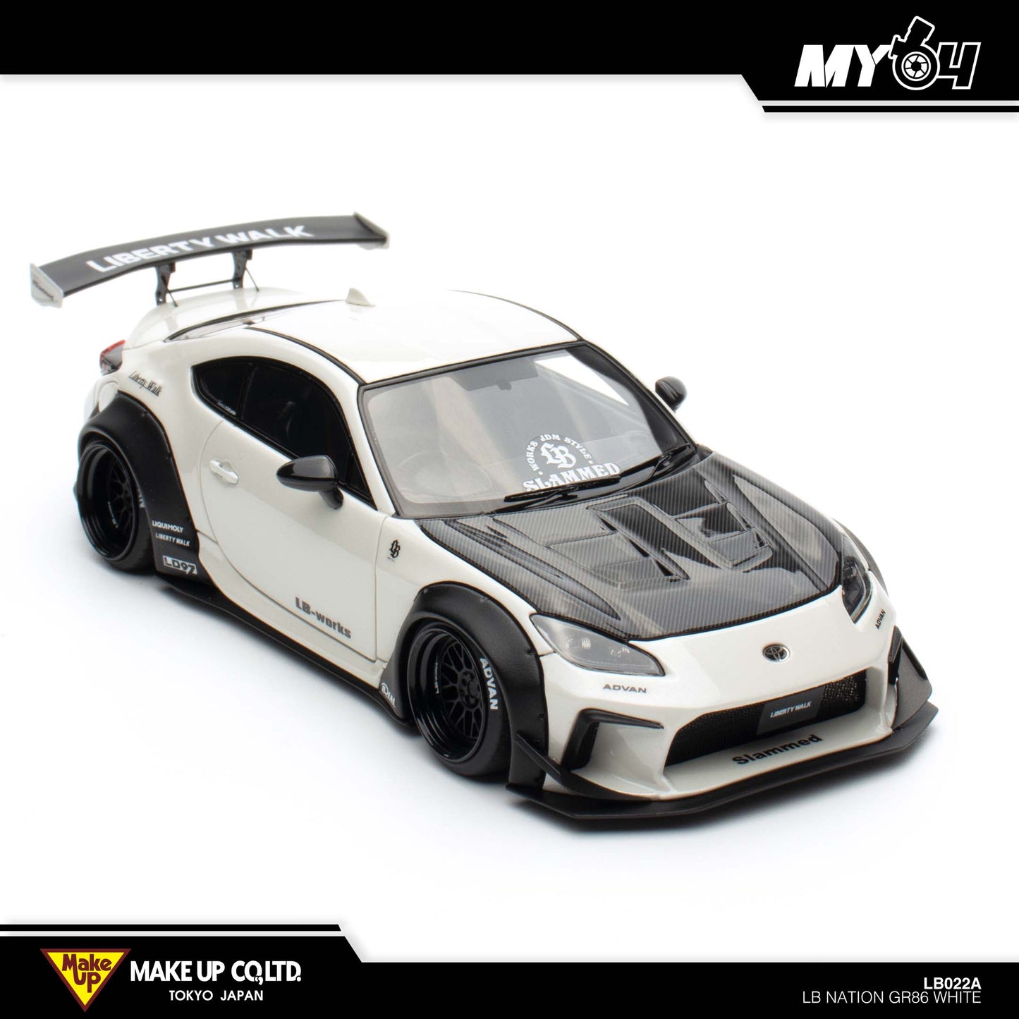 [Make Up] LB Nation Toyota GR86 - White