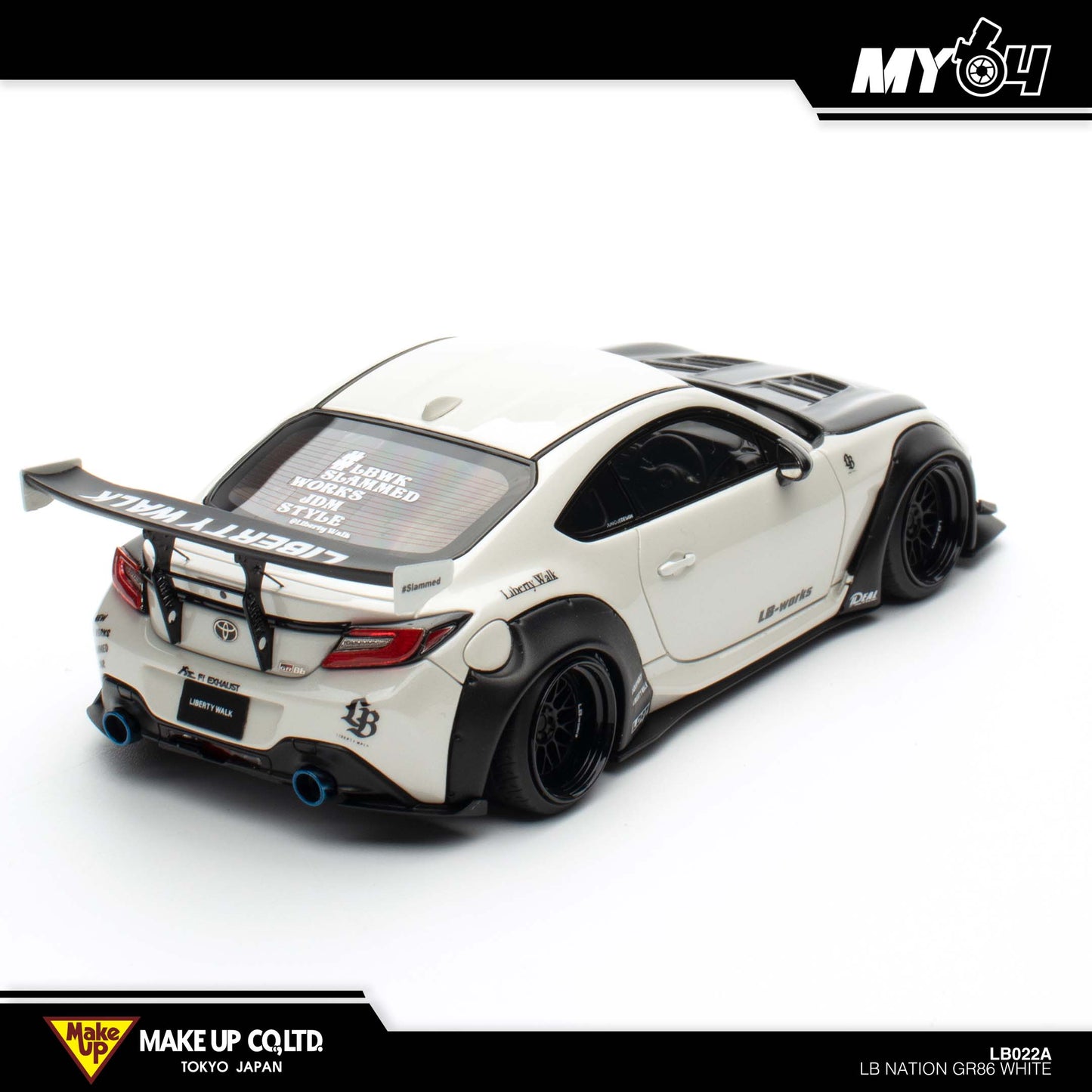 [Make Up] LB Nation Toyota GR86 - White