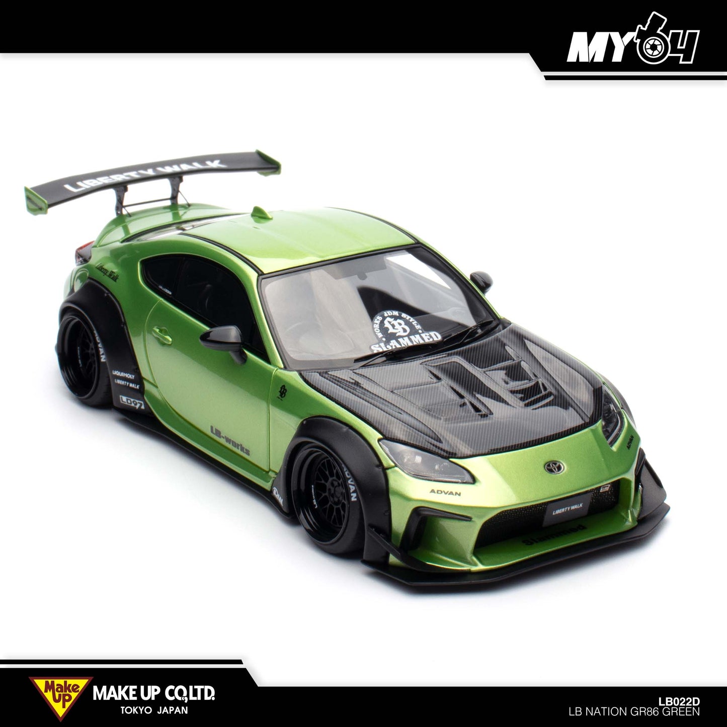 [Make Up] LB Nation Toyota GR86 - Green