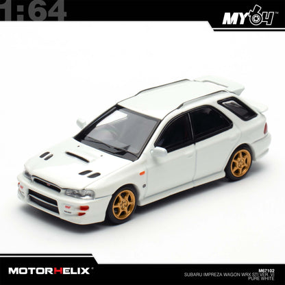 [Motorhelix] 1:64 Subaru lmpreza Wagon WRX STi Version VI - Pure White