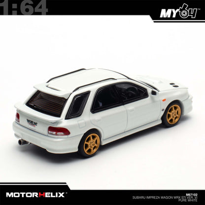 [Motorhelix] 1:64 Subaru lmpreza Wagon WRX STi Version VI - Pure White