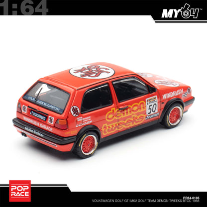 [Pop Race] 1:64 Volkswagen Golf GTI MKII - Team Demon Tweeks BTCC 1988