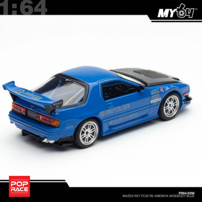 [Pop Race] 1:64  Mazda RX7 (FC3S) Re-Amemiya - Re-Amemiya Blue