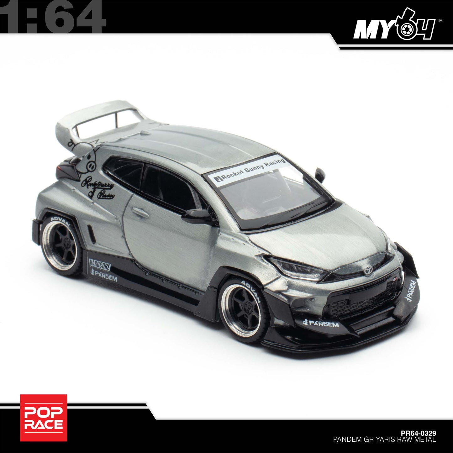 [Pop Race] Pandem GR Yaris - Raw Metal (IAM Special)