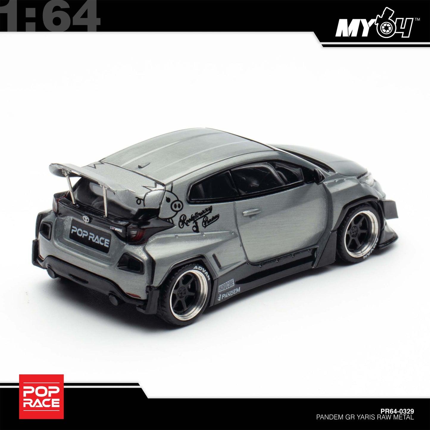 [Pop Race] Pandem GR Yaris - Raw Metal (IAM Special)