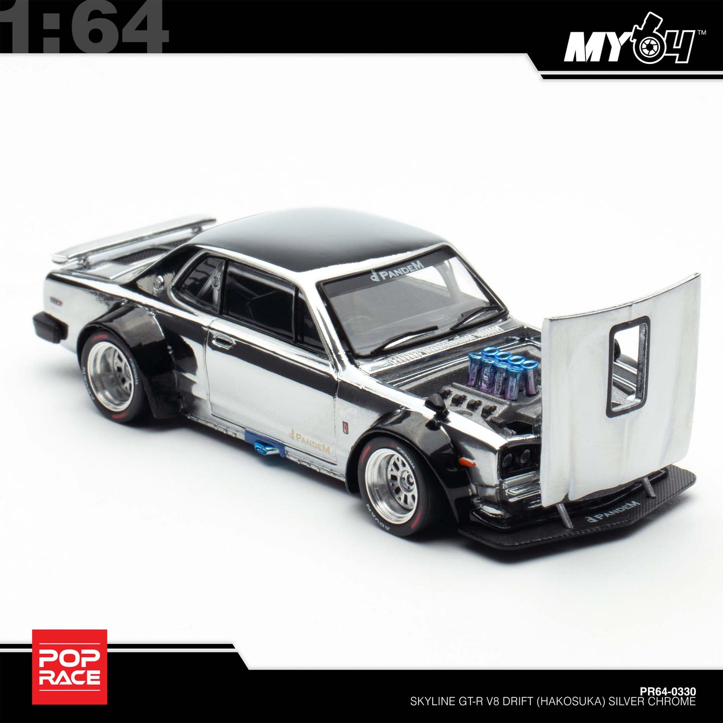 [Pop Race] Nissan Skyline GT-R V8 Drift Hakosuka (IAM Special)