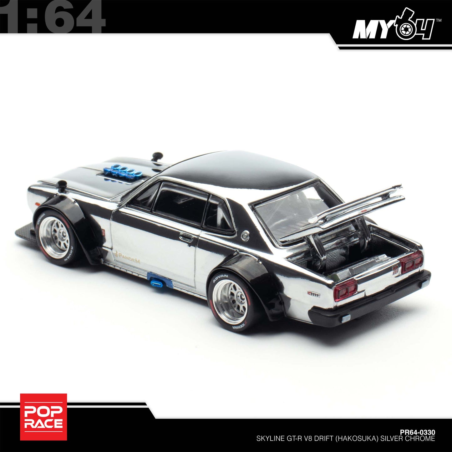 [Pop Race] Nissan Skyline GT-R V8 Drift Hakosuka (IAM Special)