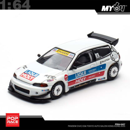 [Pop Race] 1:64 Pandem Civic EG6 VDX (TASHK25)