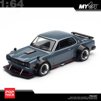 [Pop Race] 1:64 Pandem Hakosuka - Grey (TASHK25)
