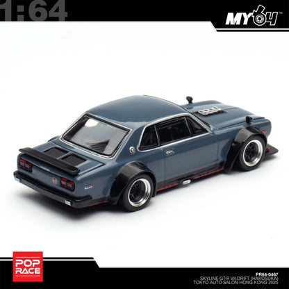 [Pop Race] 1:64 Pandem Hakosuka - Grey (TASHK25)