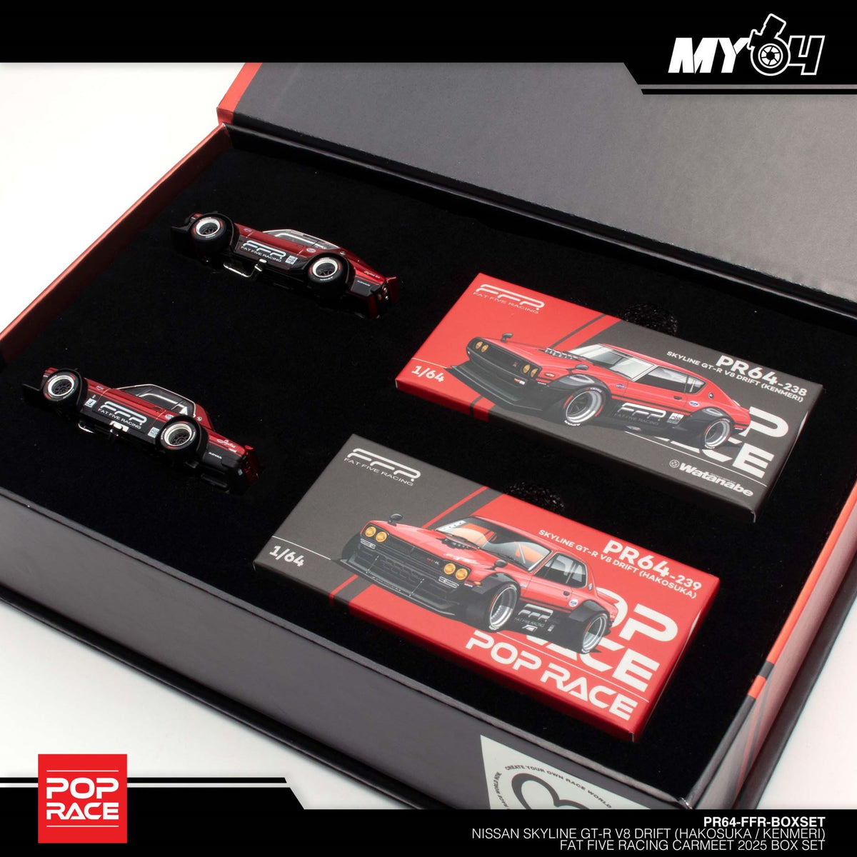 Voitures Miniatures Racing Champions Sous Boîte Fermée Pop Race X Fat Five Racing - Pack 2 Voitures Nissan GT-R Drift - Édition Carmeet 2025 - Boîte Collection 1:64 Nissan Gtr Miniature Boite Voitures Miniatures Racing Champions Sous Boîte Fermée Pop Race X Fat Five Racing - Pack 2 Voitures Nissan GT-R Drift - Édition Carmeet 2025 - Boîte Collection 1:64 Nissan Gtr Miniature Boite