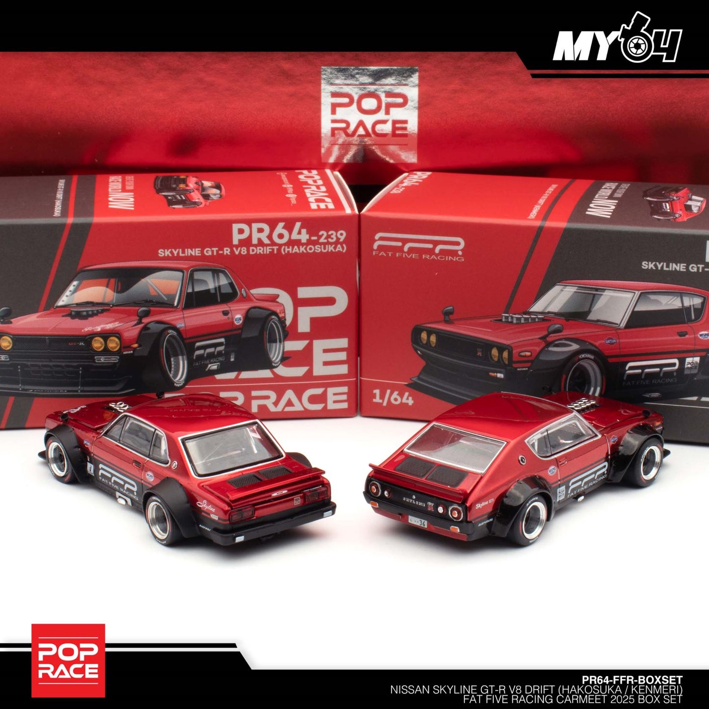 [Pop Race] PopRace X Fat FIve Racing CARMEET 2025 Exclusive Set