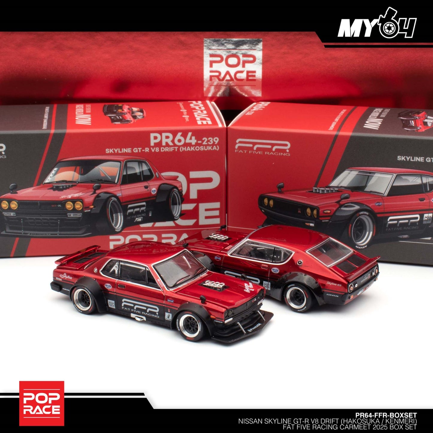 [Pop Race] PopRace X Fat FIve Racing CARMEET 2025 Exclusive Set