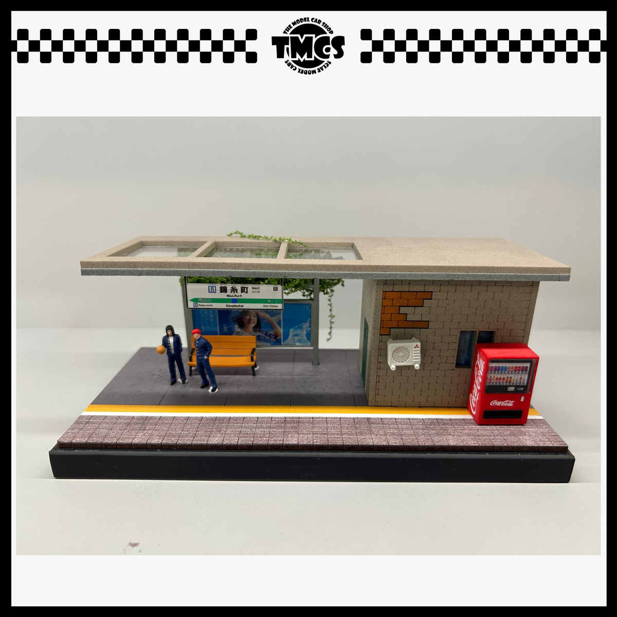 [SCJ] 1:64 Diorama (82009-A) Japanese Tram Stop (Medium Set)