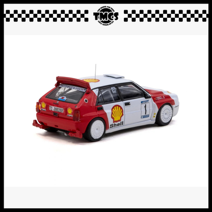 [Tarmac Works] 1:64 Lancia Delta HF Integrale Mogürt-Salgó Rallye 1993 Winner László Sen Ranga / Ernő Büki