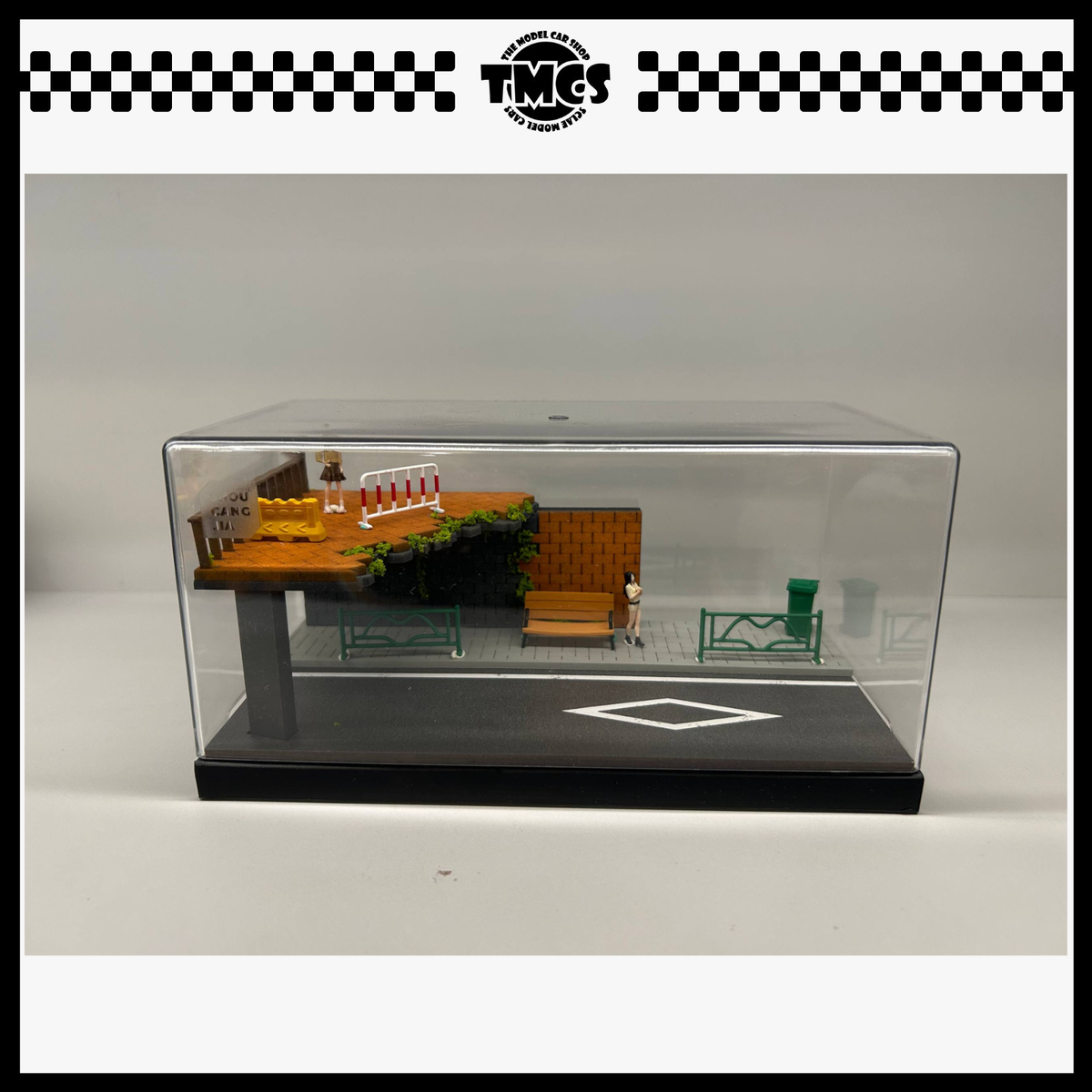 [SCJ] 1:64 Diorama (82001-A) Road Broken Bridge (Medium Set)