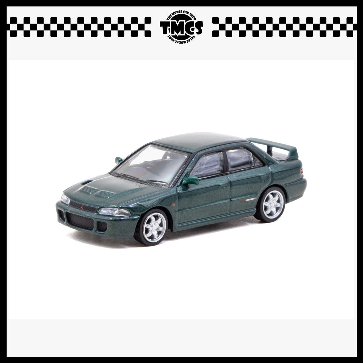 [Tarmac Works] 1:64 Mitsubishi Lancer GSR Evolution - Green Metallic (Chase Car Included)