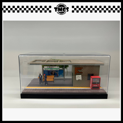 [SCJ] 1:64 Diorama (82009-A) Japanese Tram Stop (Medium Set)