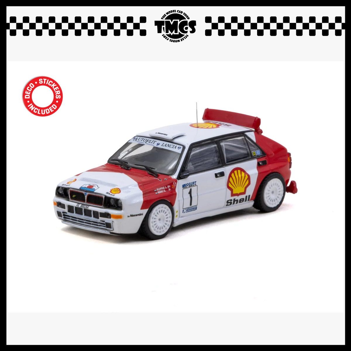 [Tarmac Works] 1:64 Lancia Delta HF Integrale Mogürt-Salgó Rallye 1993 Winner László Sen Ranga / Ernő Büki