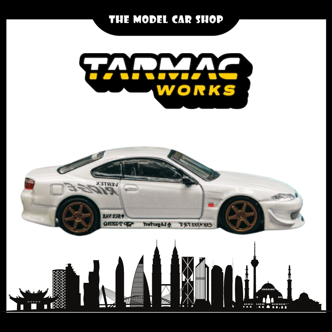 [Tarmac Works] Vertex Nissan Silvia S15 - White Metallic