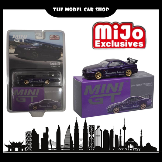 [MINI GT] Nissan Skyline GT-R (R34) Tommykaira R-z - Midnight Purple (Mijo Exclusive)