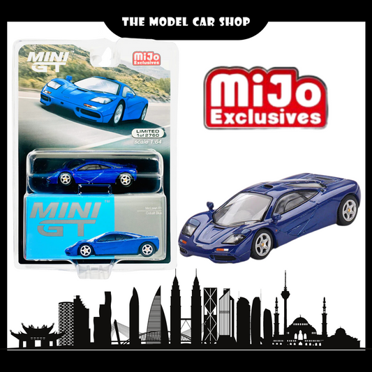 [Mini GT] McLaren F1 Cobalt Blue (Mijo Exclusive)