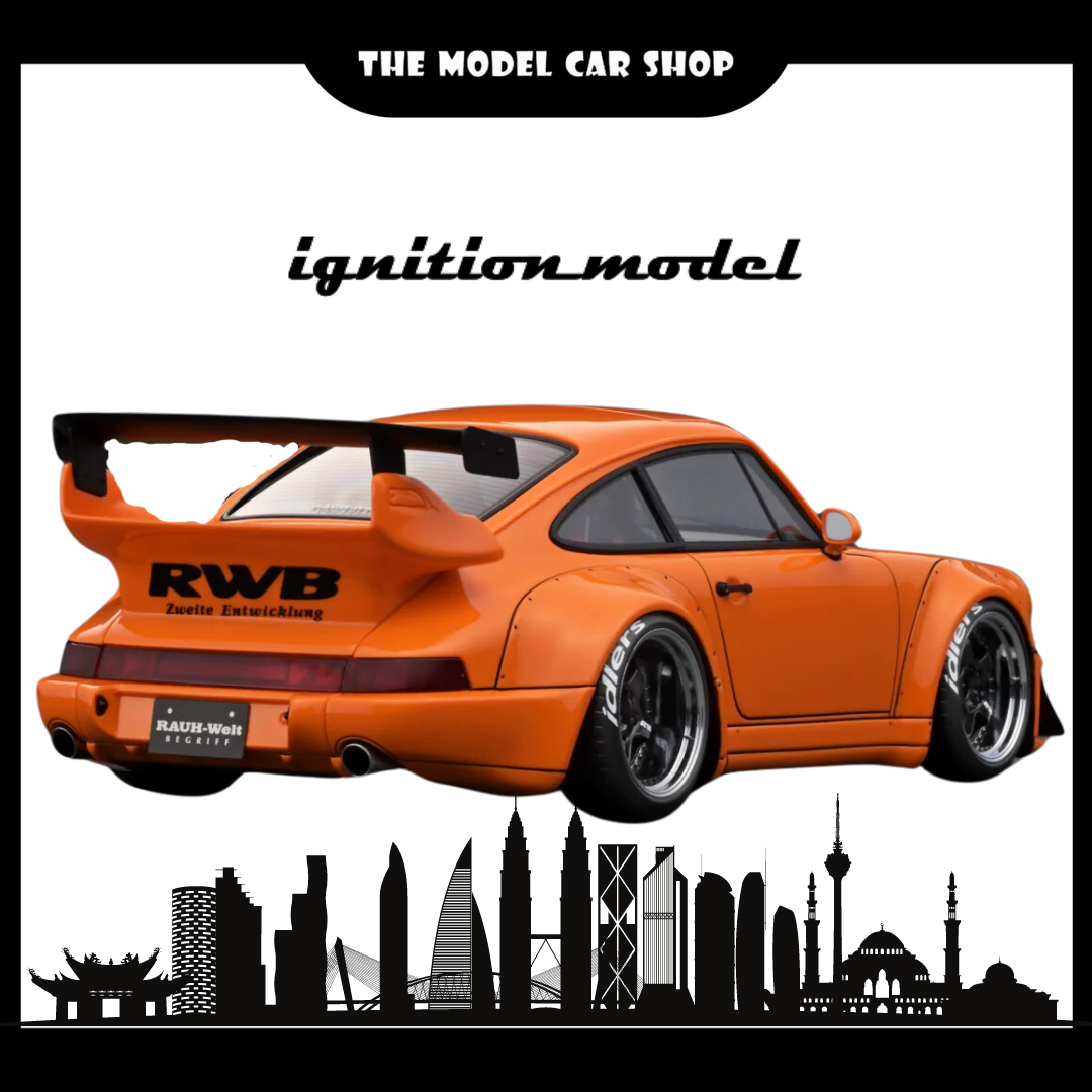 Ignition Model] RWB 964 Orange | The Model Car Shop