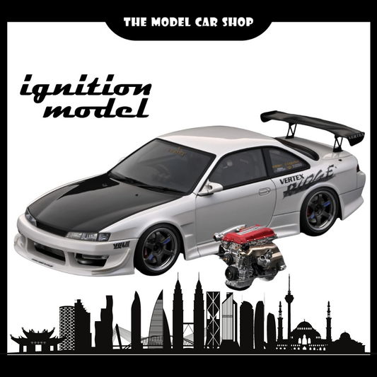 [Ignition Model] Vertex S14 Silvia - Pearl White SR20 DET Engine