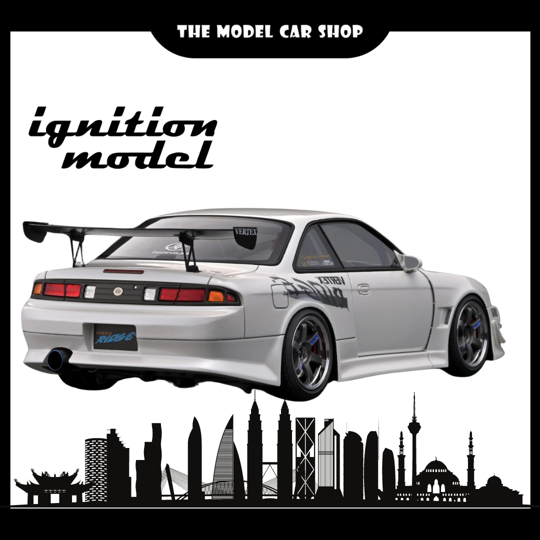 [Ignition Model] Vertex S14 Silvia - Pearl White SR20 DET Engine
