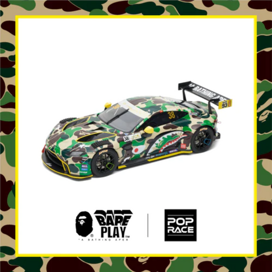 [Pop Race] 1:18 Resin Bape x Pop Race Aston Martin GT3