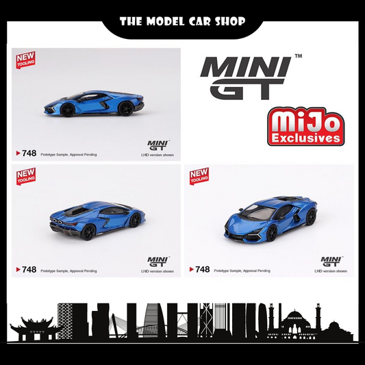 [MINI GT] Mijo Exclusive Lamborghini Revuelto Blu Eleos