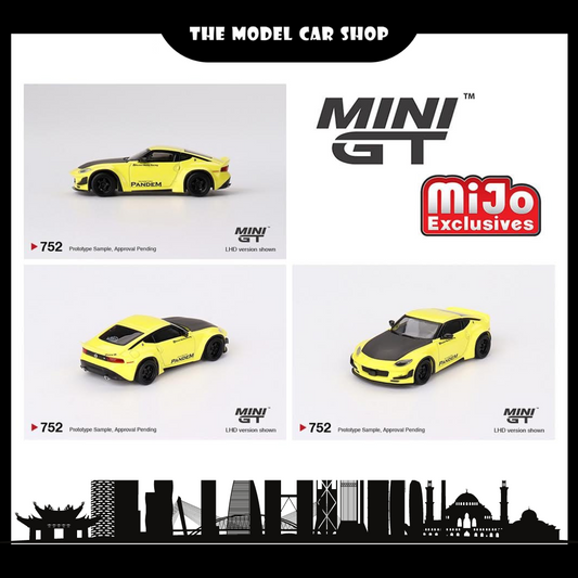 [MINI GT] Mijo Exclusive Nissan Z Pandem Ikazuchi Yellow