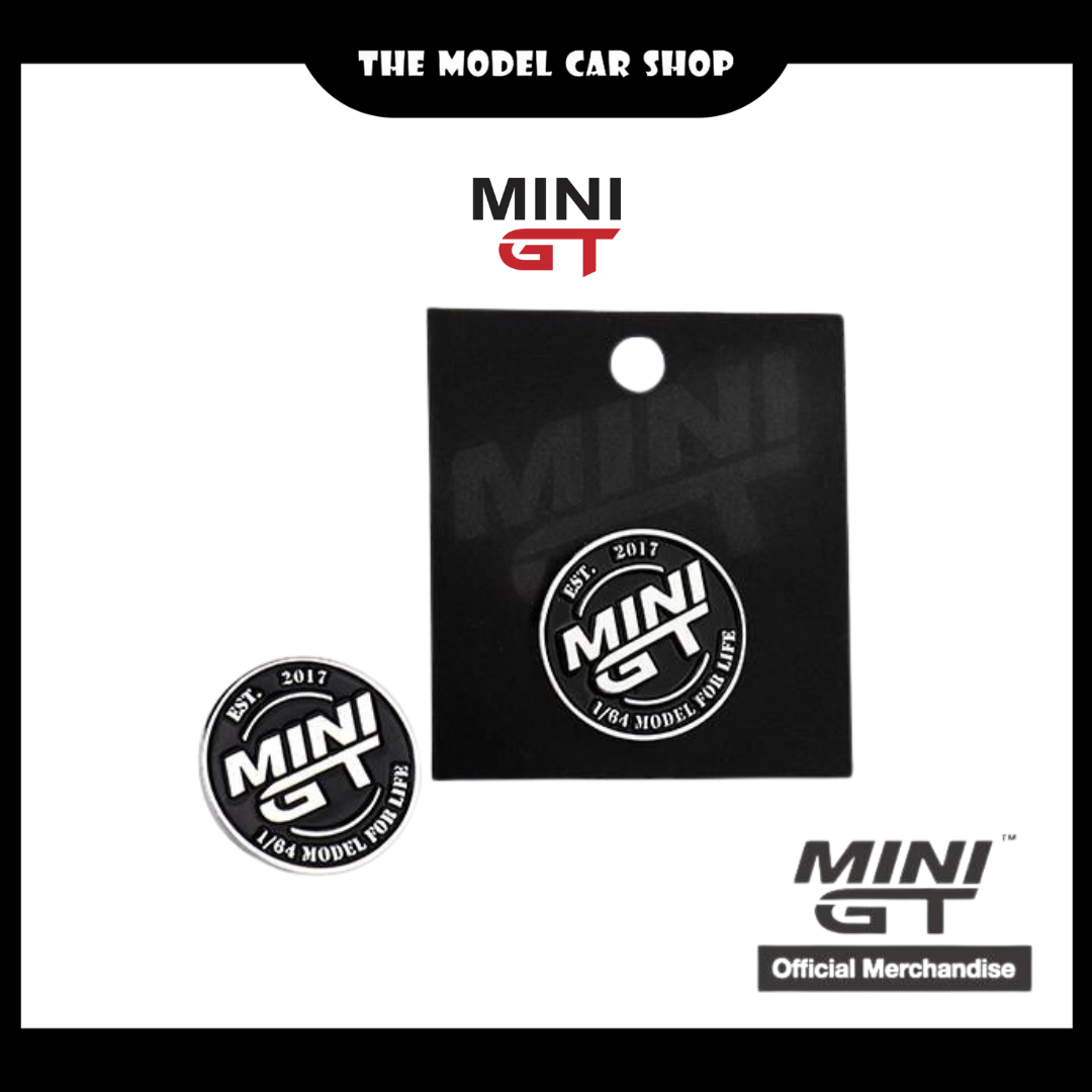 [MINI GT] Official Merchandise Round Logo Pin (2.45cm)