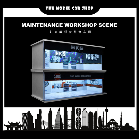 [More Art] Maintenance Workshop Diorama Scene