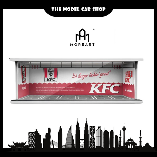[More Art] Parking Lot Scene Diorama KFC
