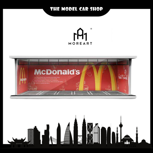 [More Art] Parking Lot Scene Diorama McDonald