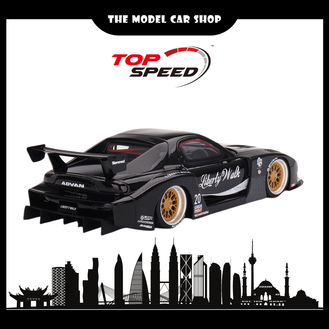 [Top Speed] Mazda RX-7 Super Silhouette Liberty Walk - Black