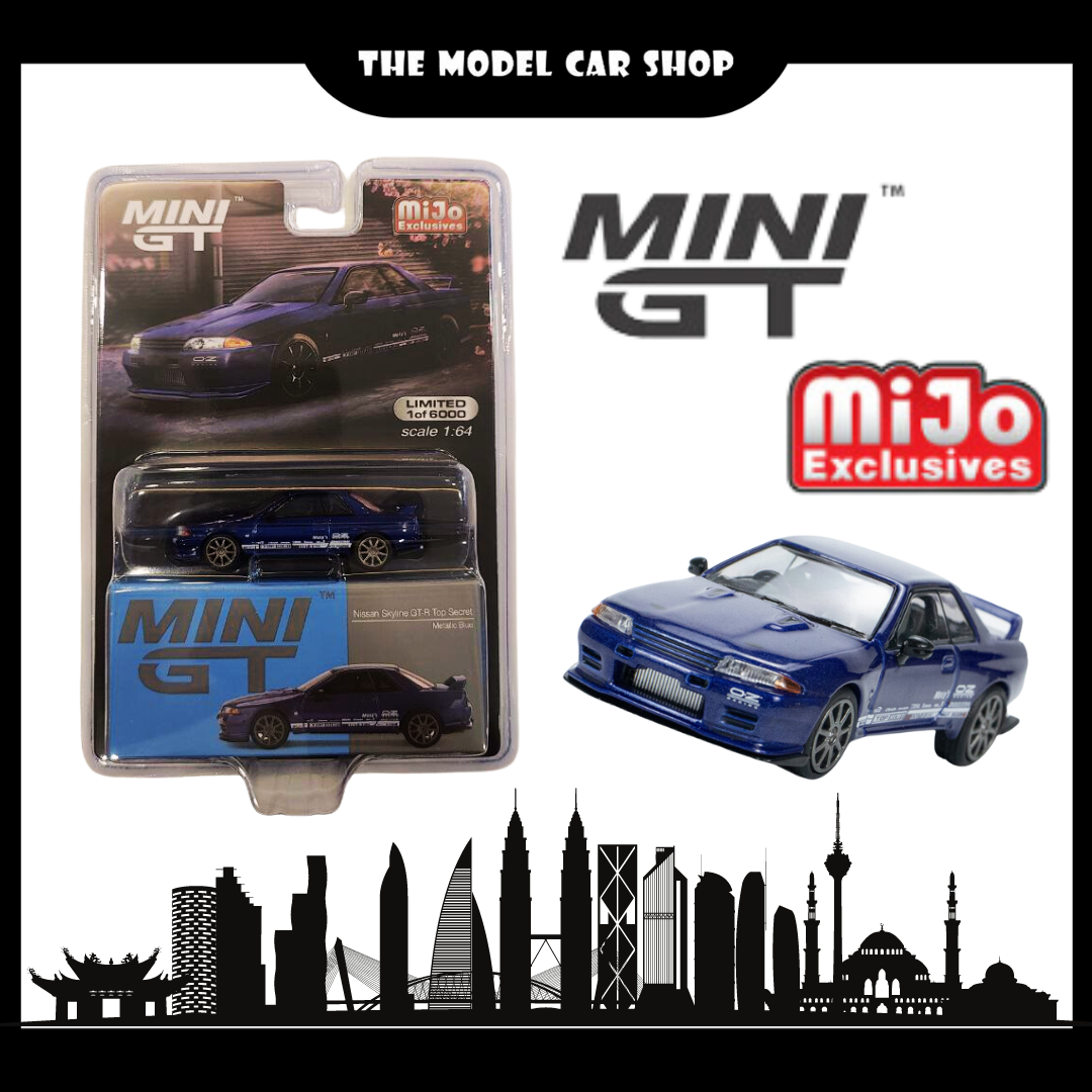 [MINI GT] Nissan Skyline GT-R Top Secret VR32 - Metallic Blue Mijo Exclusive