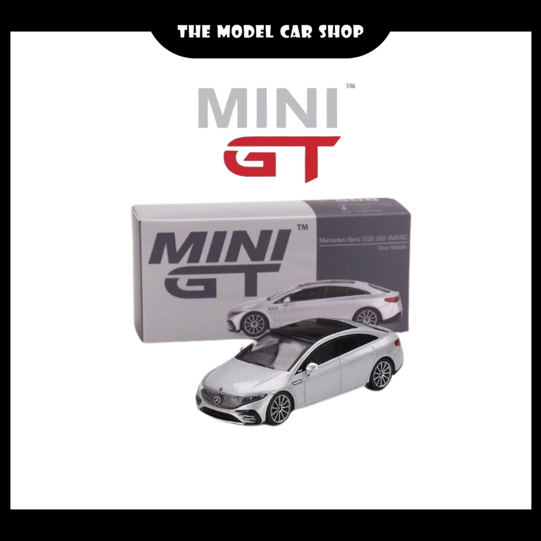 [MINI GT] Mini GT 508 Mercedes-Benz EQS 580 4MATIC High-Tech - Silver Metallic