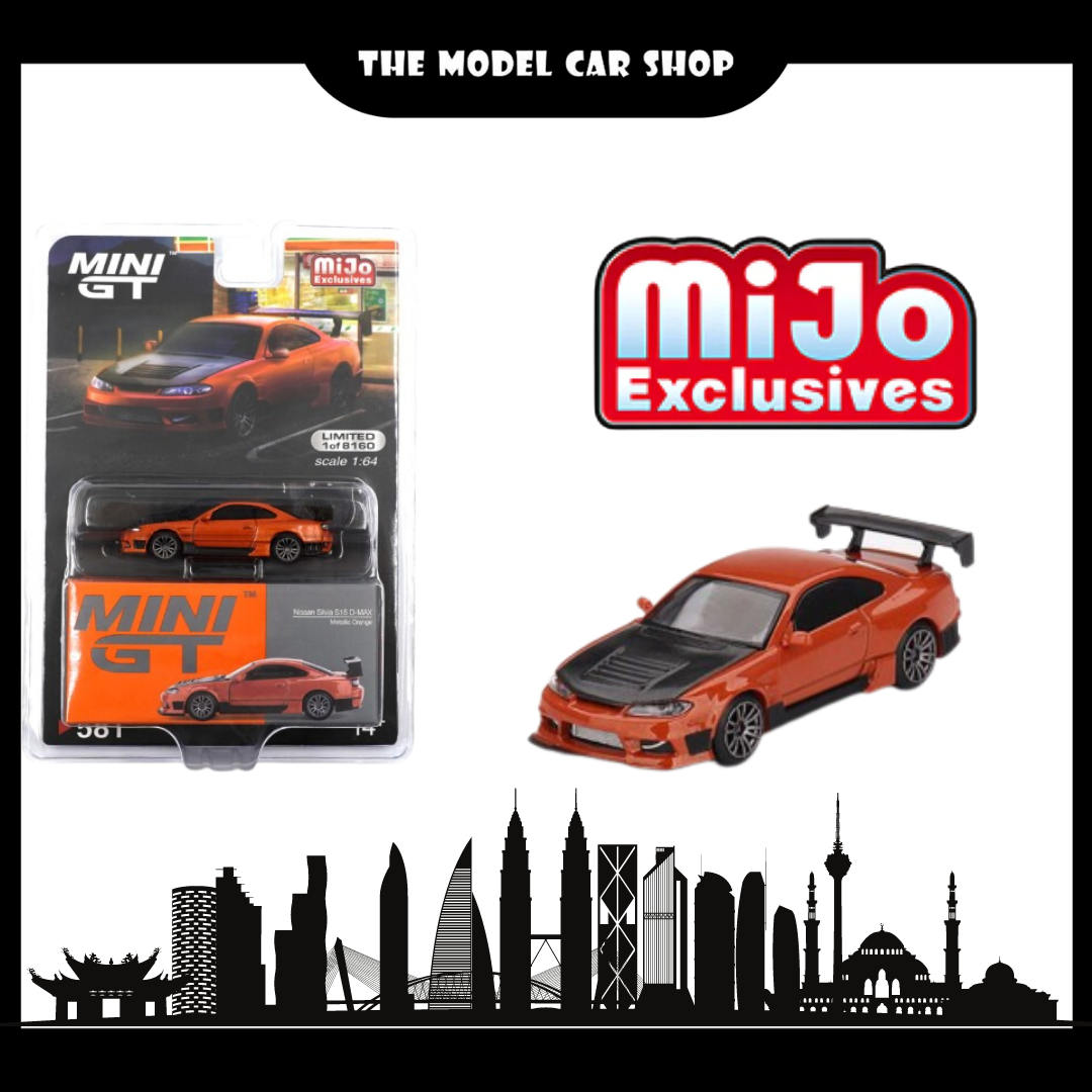 [MINI GT] Nissan Silvia S15 D-MAX - Metallic Orange MJ Exclusive